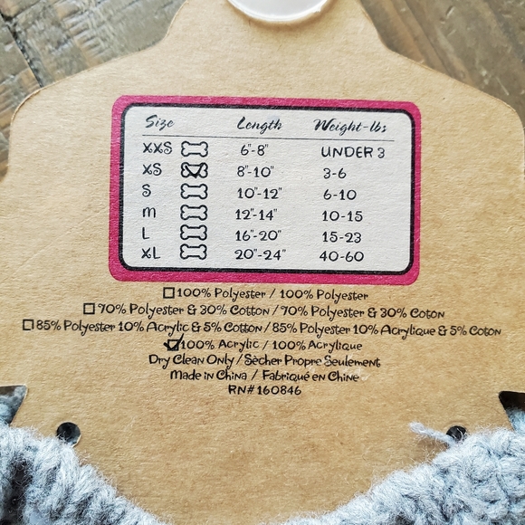 Pret a Paw Dog Couture Snowflake Knit Holiday Sweater Xsmall Pet Apparel - Picture 3 of 6